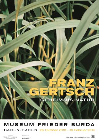 FRANZ GERTSCH. Geheimnis Natur - Plakat