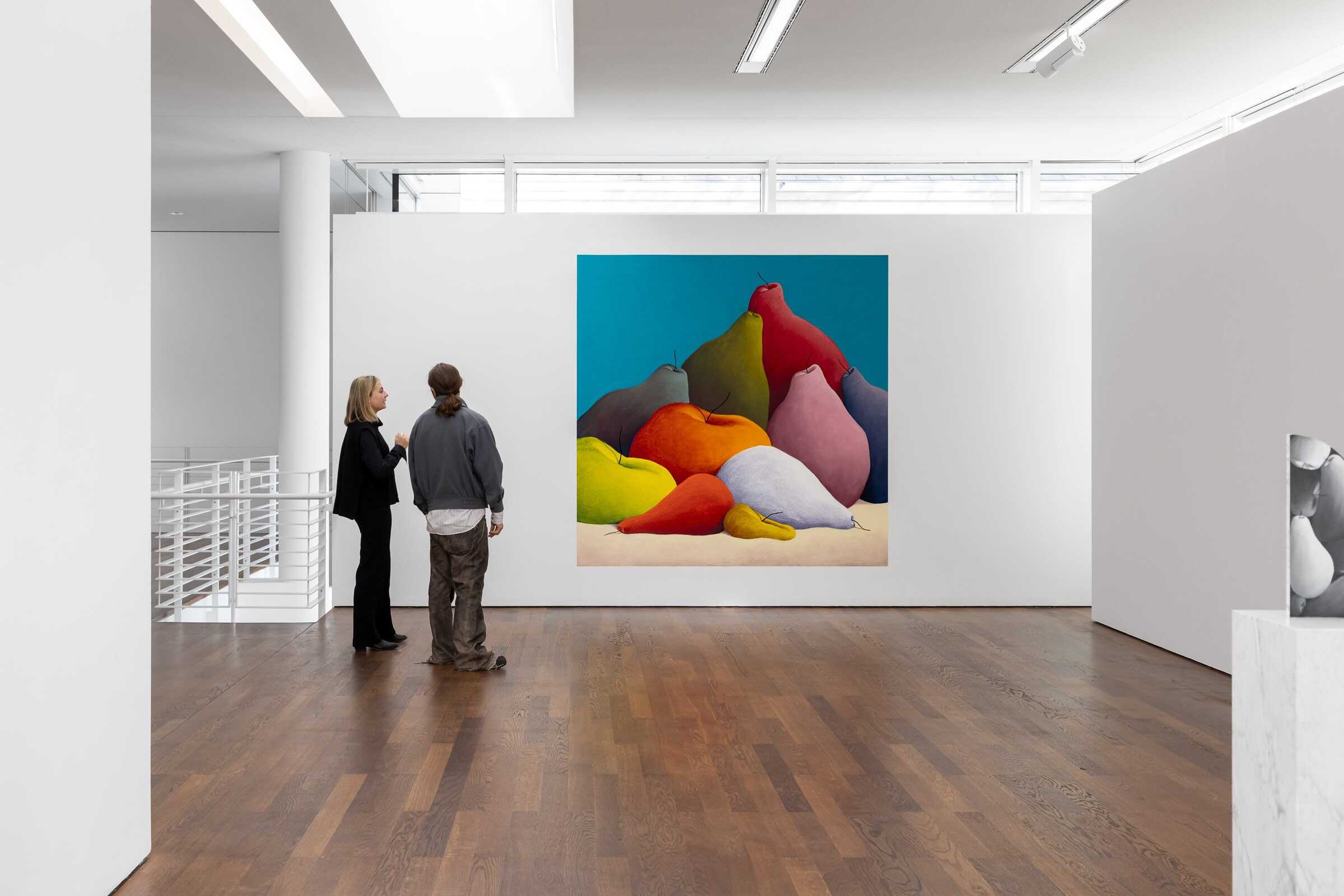 Nicolas Party, Still Life, 2023. Softpastellkreide auf Wand, 234,1 x 234,3 cm, Museum Frieder Burda © Nicolas Party; Foto: Nikolay Kazakov NICOLAS PARTY Museum Frieder Burda Baden Baden