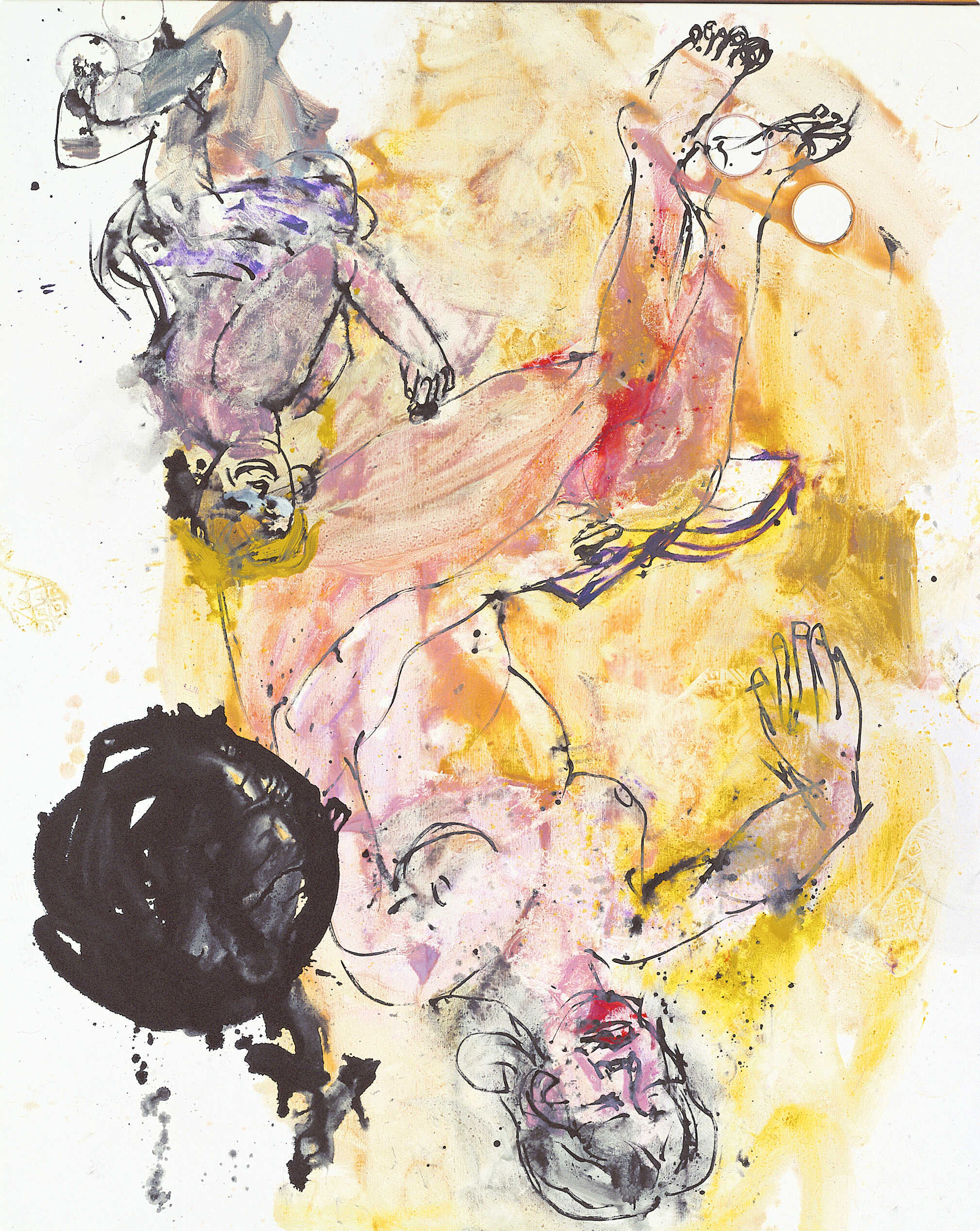 Georg Baselitz, Lesende Mutter / Reading Mother, Öl auf Leinwand / oil on canvas, 210 × 162 cm, Museum Frieder Burda, Baden-Baden © Georg Baselitz 2026